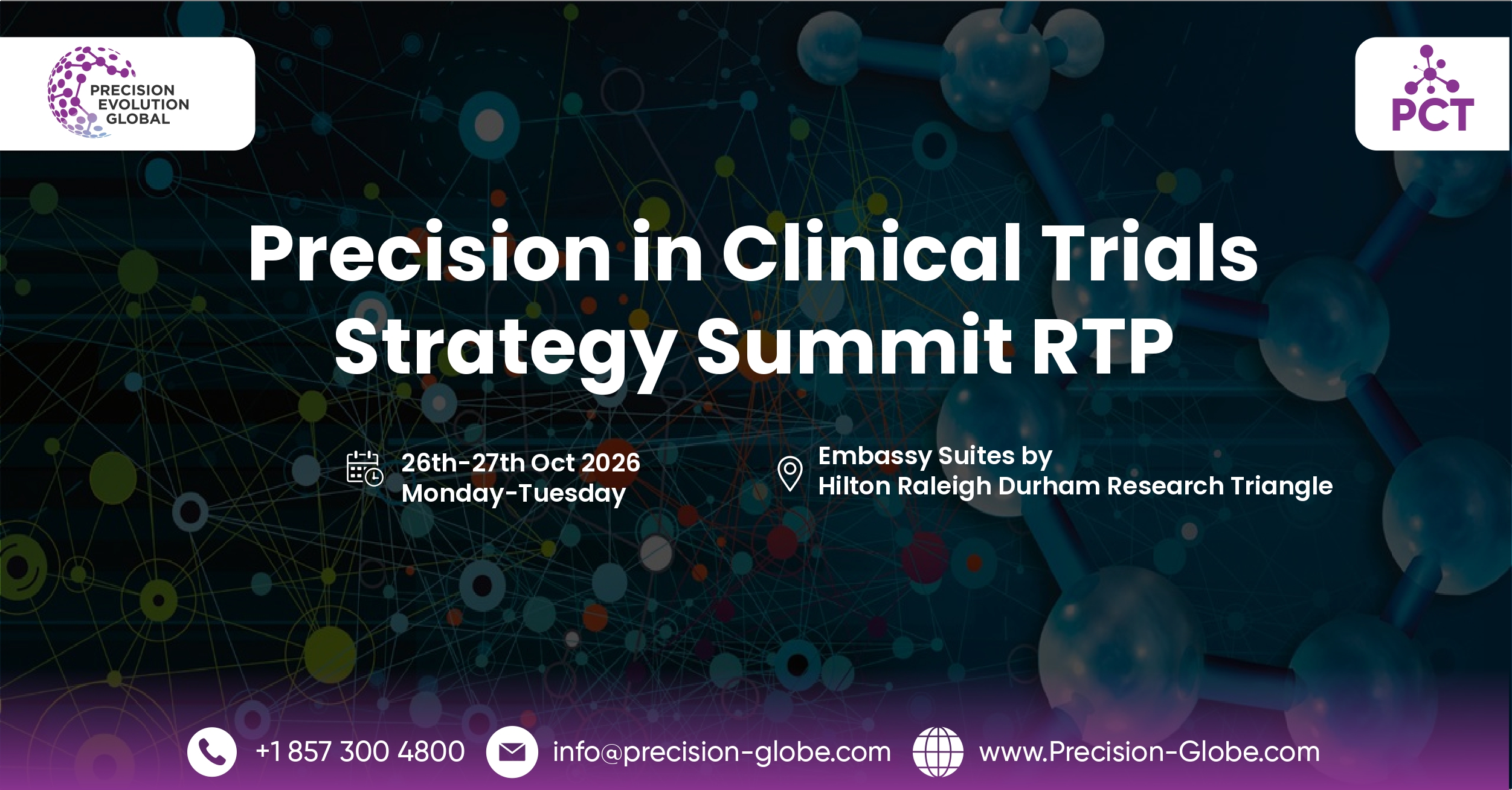 Precision in Clinical Trials Supply Summit RTP logo